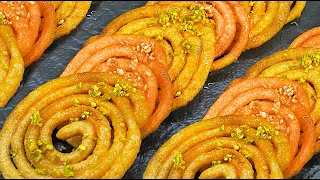 Индийская сладость "Джалеби" (Jalebi) - очень хрустящие! Еда из фильмов "Лев"!