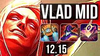 VLAD vs KARMA (MID) | 9 solo kills, 2.2M mastery, 1700+ games, Legendary | EUW Diamond | 12.15