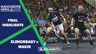 Squash: Elshorbagy v Makin - Manchester Open 2022 Final Highlights