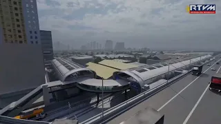 NSCR South Commuter - CP S-03A -  EDSA Station / Alignment Overview