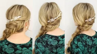 Inverted Fishtail Side Braid