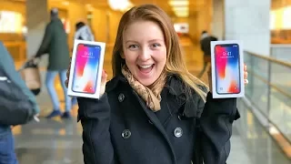 VLOG: КУПИЛИ IPHONE X! ЭТО БЫЛО НЕПРОСТО! 15.12.17