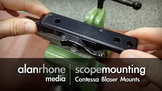 Quick Release Mounts for Blaser, from Contessa. Fitting Guide and Features.