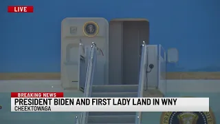 President Biden arrives in Western New York