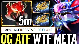 🔥 OG ATF Slardar Offlane WTF 5min MoM — Max Bash Most Aggresive Build OG New Blood Dota 2 Pro