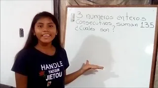 2. Problema de los tres numeros enteros consecutivos