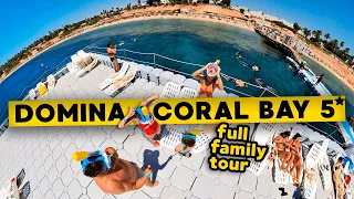 Holidays in Egypt 2023 Domina Coral Bay 5 Exclusive review of the hotel and beach in Sharm el Sheikh