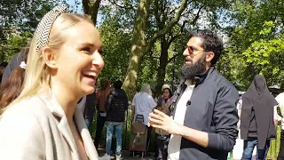 P1 I am amazed only Islam has told me this! Smile2Jannah and Visitor Girl Speakers Corner