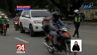 Mga pribadong sasakyan na gumagamit ng sirena at blinker, hinuli ng PNP-HPG | 24 Oras