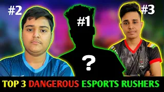 TOP 3 DANGEROUS ESPORTS RUSHERS IN INDIA - FREE FIRE ESPORTS