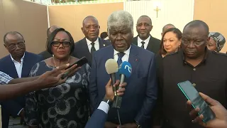 Robert Beugré Mambé présente les condoléances du gouvernement à la famille Bédié