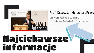 Ciekawostki z wykładu prof. Krzysztofa Meissnera pt. "Przyszłość wszechświata"