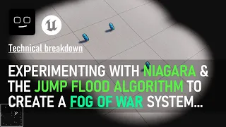 Fog of War CPU/GPU implementation using Niagara & JFA