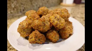 Sausage Cheese Ball Recipe. Only 3 Ingredients! Quick, Easy & Delicious! Bisquick Sausage Balls.