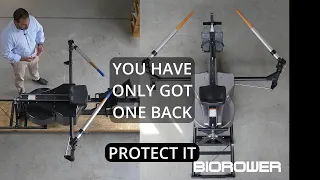 How the worlds best rowing machine protects and strengthens your back - BIOROWER Pro