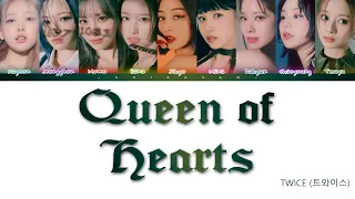 TWICE (트와이스) - QUEEN OF HEARTS [COLOR CODED ENG/ESP]