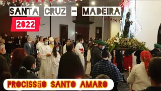 Procissão Santo Amaro - Santa Cruz e Banda Filarmónica Madeira Island Portugal