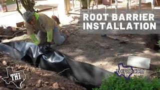 Root Barrier Installation