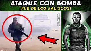 Pistoleros de El Mencho se adjudican ataque bomba contra Ministeriales, en Irapuato Guanajuato.