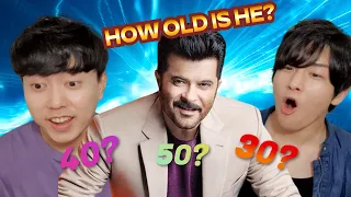 Guess the Age Challenge! Indian Actors Reaction by Korean Dost