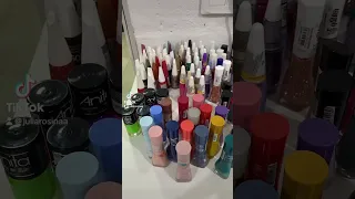 Organizando meus esmaltes #esmalte #organização #autocuidado #asmr