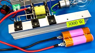 how to make simple inverter 3000W , sine wave ,mosfet ,transformer