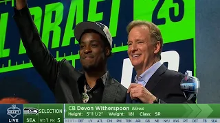 Seahawks pick Devon Witherspoon with No.5 overall pick in 2023 NFL Draft