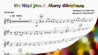 We Wish You A Merry Christmas (Saxophone Sheet Music)