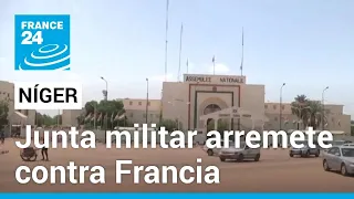 Junta militar de Níger acusa a Francia de planear ataques para liberar al presidente