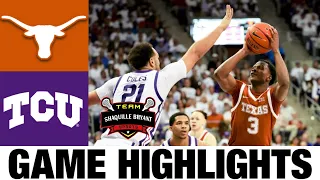 #25 TCU vs Texas Highlights | NCAA Men's Basketball | 2024 College Basketball
