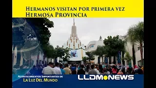 Hermanos visitan por primera vez Hermosa Provincia.