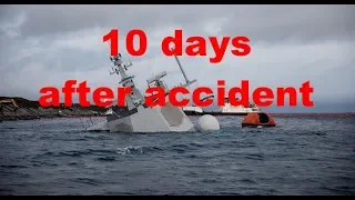 NATO frigate crashed , second part ( after 10 days)