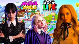 WANDINHA, MEGAN E ENID toca life world vs miga world vs avatar world vs emma's world