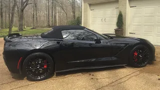 Black corvette Z06 wheels 19’& 20'