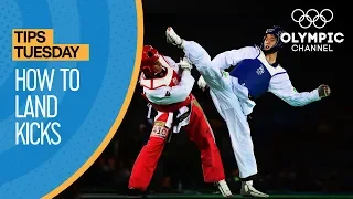 Taekwondo - How to land kicks through blocks | Olympians' Tips