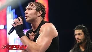Dean Ambrose & Roman Reigns address Seth Rollins' betrayal: Raw, June 9, 2014