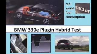 BMW 330e XDrive Hybrid - Real world fuel consumption in sport, hybrid and eco pro mode