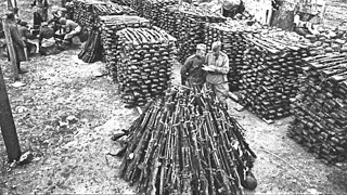 What really happened to the captured German weapons after the war