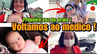 PRIMEIRA VEZ NA PRAIA  TIVEMOS QUE VOLTAR AO MEDICO  Vlog - japao