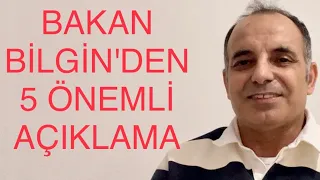 SON DAKİKA. BAKAN BİLGİN'DEN 5 AÇIKLAMA... EYT,  TAŞERON, SÖZLEŞMELİ, GEÇİCİ İŞÇİ, ASGARİ ÜCRET