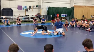 Jeff Jordan Camp - how to finish a Head Inside Single Chase the ankle when they stick out their foot