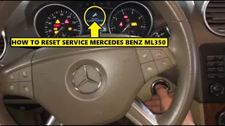 Reset Service Indicator Mercedes Benz ML350 M-Class GL-Class R-Class