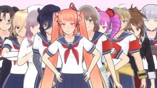Playing as the Rivals in Yandere Simulator (UPDATED)