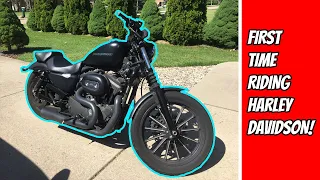 First Time Riding A Harley Davidson (2010 Iron 883 Sportster) - Initial Impression [Michigan Ride]