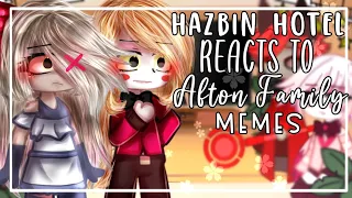 Hazbin Hotel reacts to Afton Family memes || FNAF || Gacha || 🥀