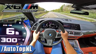 BMW X6M Competition *300KM/H* on AUTOBAHN [NO SPEED LIMIT] by AutoTopNL