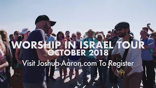 Joshua Aaron sings "Every Tribe" on Mt. Carmel // Worship in Israel Tour 2017