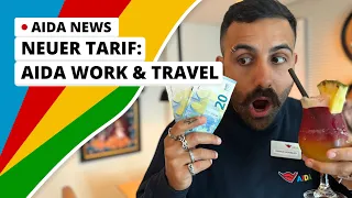 AIDA News: Neuer Tarif "AIDA Work & Travel" | April April 😜