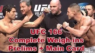 UFC 166 Weigh-ins + Staredowns (HD / Complete Card / Unedited)