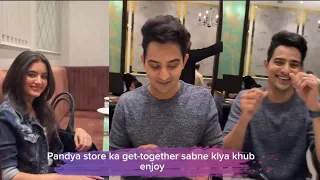 Pandya store ka get-together,Dhawal Natasha or sabne kiya khub enjoy |Pandya store off screen masti